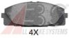 A.B.S. 37708 OE Brake Pad Set, disc brake